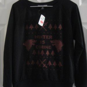 Prince Peter Teens Black Sweater shirt Top Size XS